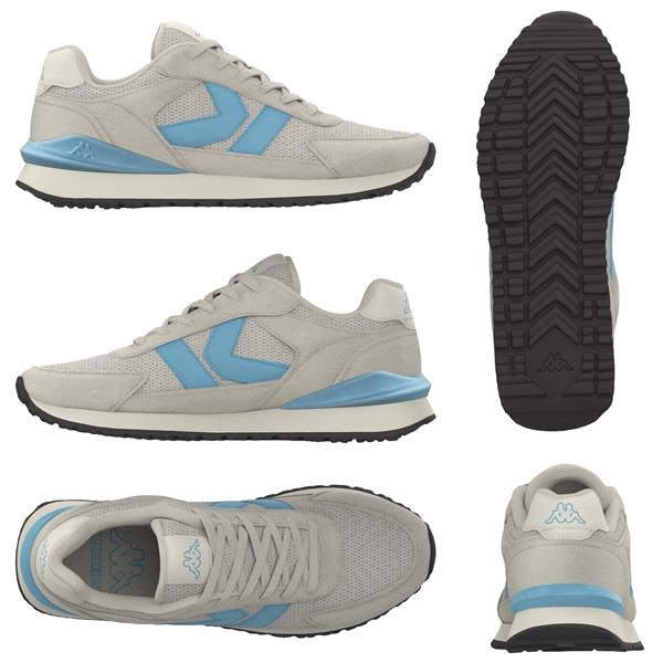 Sneakers_Unisex_ MARTIN_Low Cut_White Tofu-Azure Celeste - Photo