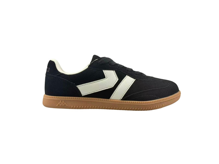 Sneakers_Unisex_PARKER 1.0_Low Cut_Black-Gum - Black - DressedFront