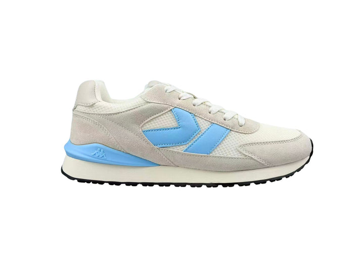 Sneakers_Unisex_ MARTIN_Low Cut_White Tofu-Azure Celeste - DressedFront