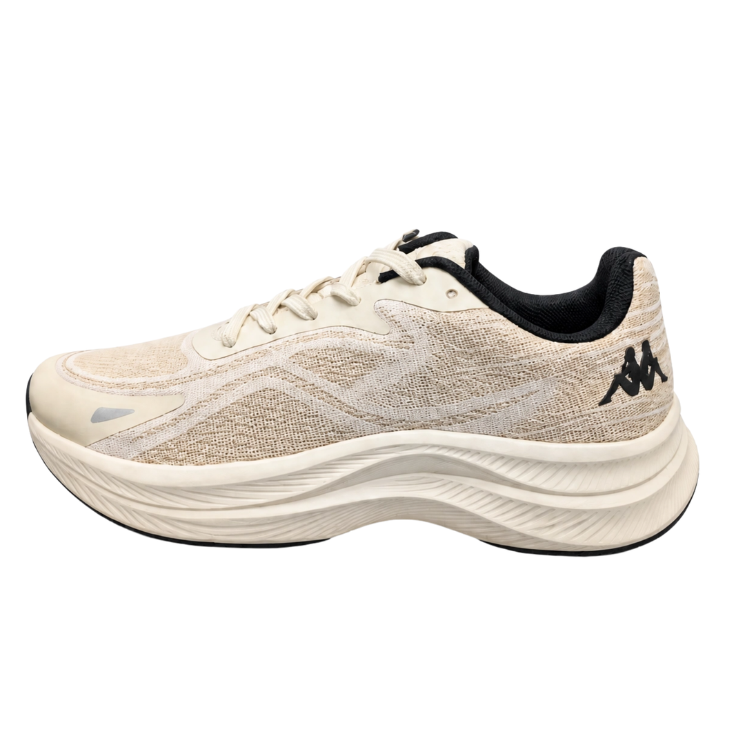 Sport Shoes_Unisex_KOSMOS_Low Cut_Beige Gesso-Green Sharp - Commercial 1