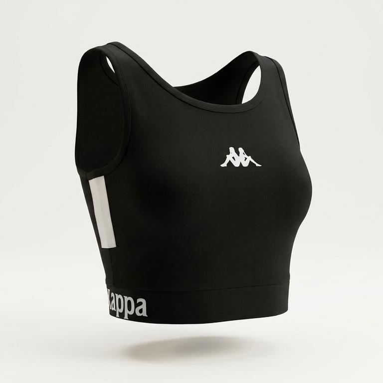 T-Shirts & Top_WOMAN_CASSILI_T-Shirt_Q1 2024 JET BLACK - Commercial 1