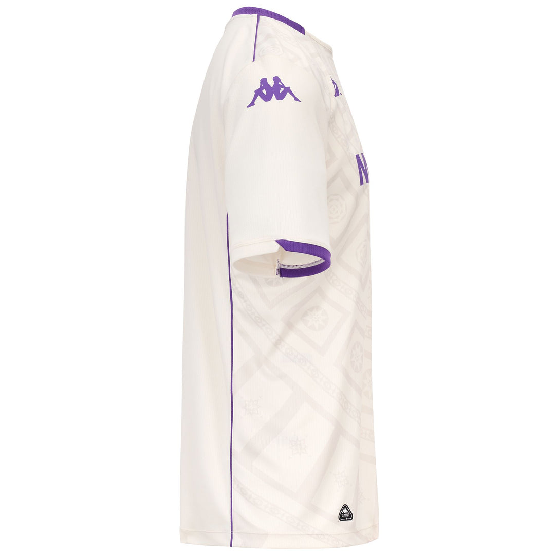 2026 AWAY FIORENTINA - Active Jerseys - Shirt - MAN - White Whisper-Violet Tillandsia