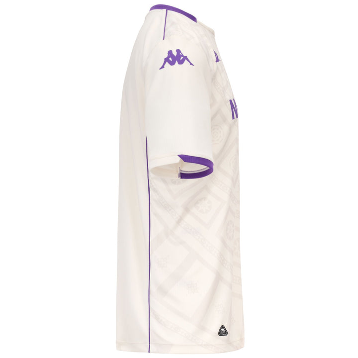 2026 AWAY FIORENTINA - Active Jerseys - Shirt - MAN - White Whisper-Violet Tillandsia