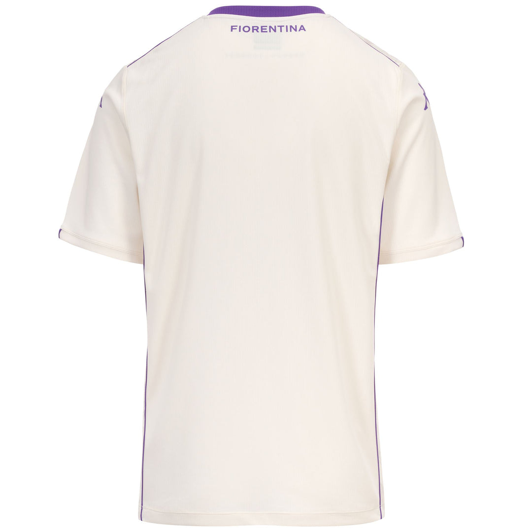 2026 AWAY FIORENTINA - Active Jerseys - Shirt - MAN - White Whisper-Violet Tillandsia