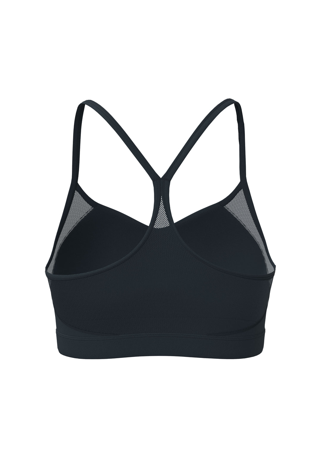 INED PRO - Woman's Sports Bra with Thin Straps- Carbon-Blue Infinity