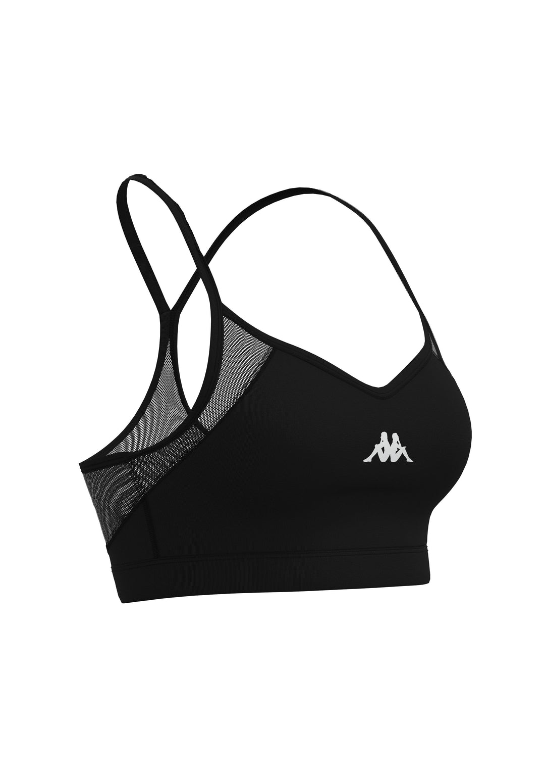 INED PRO - Woman's Sports Bra with Thin Straps- Black