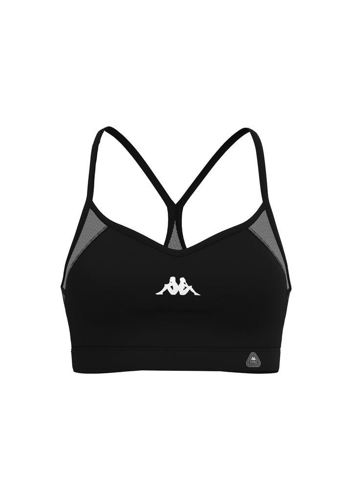 INED PRO - Woman's Sports Bra with Thin Straps- Black