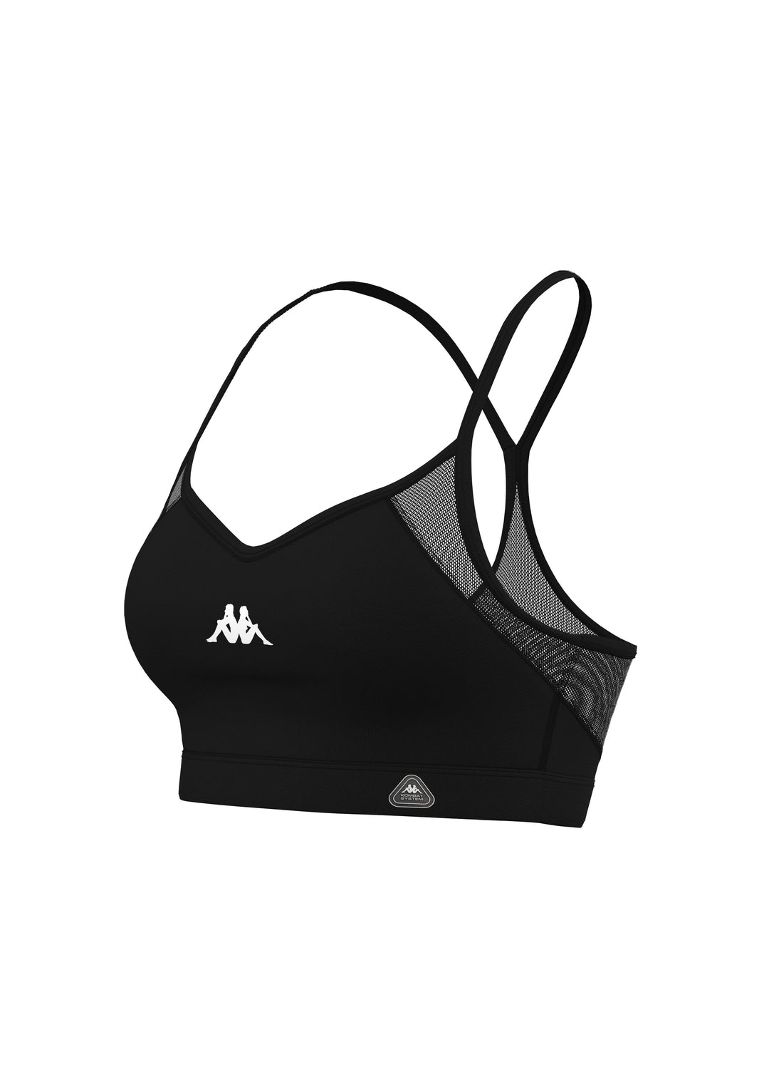 INED PRO - Woman's Sports Bra with Thin Straps- Black
