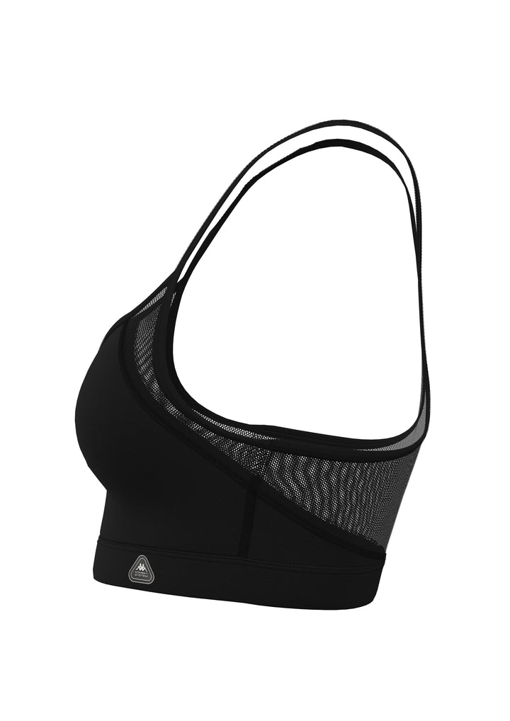 INED PRO - Woman's Sports Bra with Thin Straps- Black