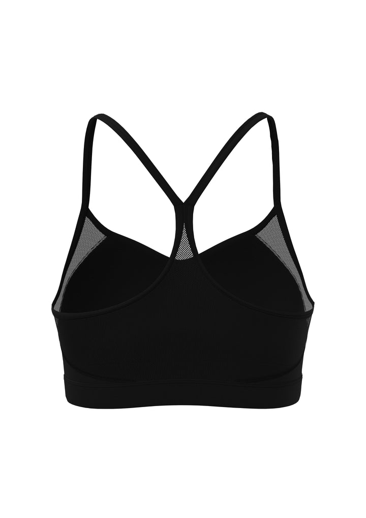 INED PRO - Woman's Sports Bra with Thin Straps- Black