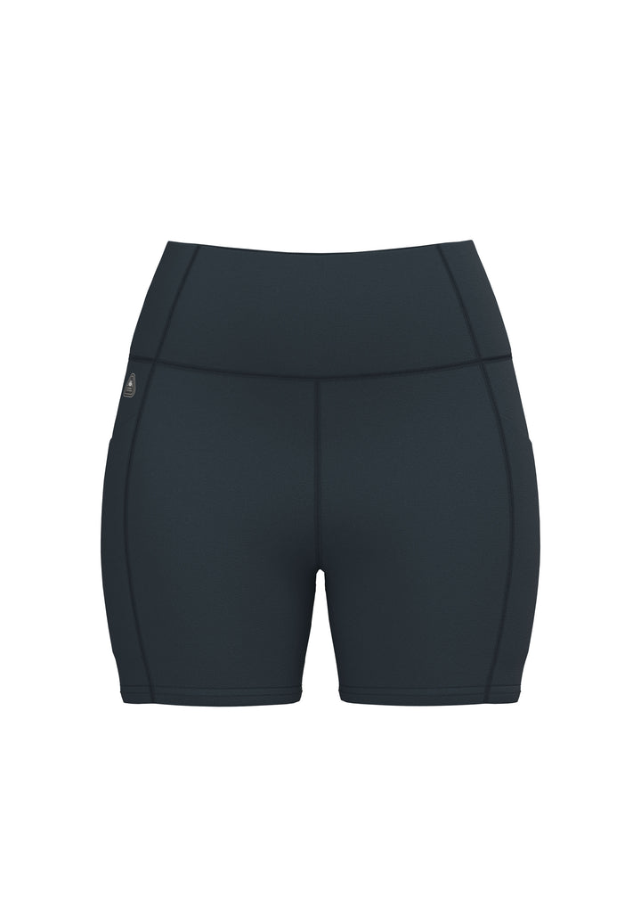 LUCIA - Shorts - Sport Shorts - Woman - Carbon-Blue Infinity