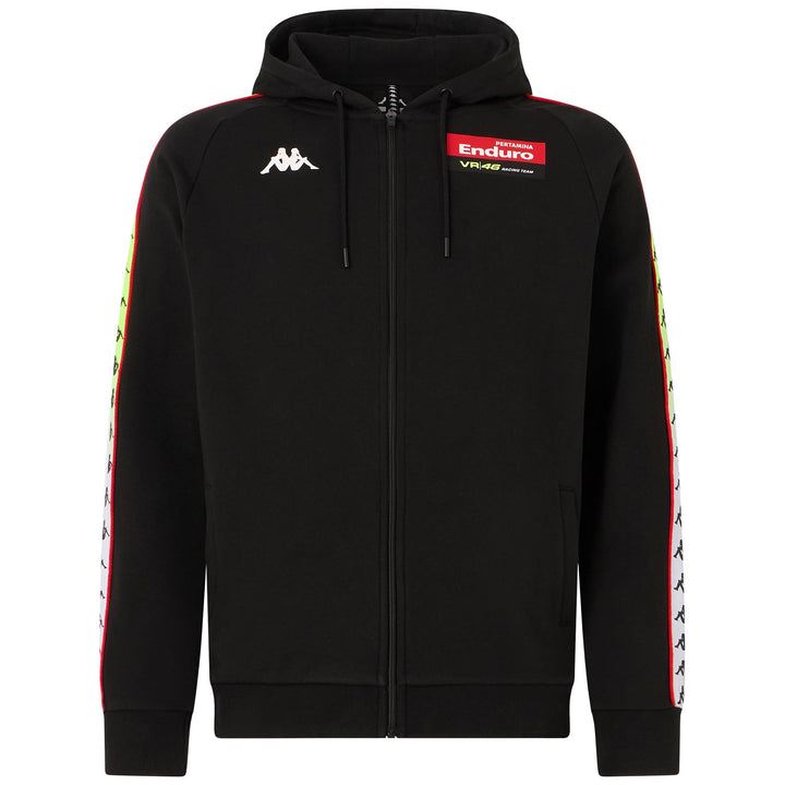 TAJA VR46 TRAVEL - Fleece - Hoodie Full Zip - MAN - Black