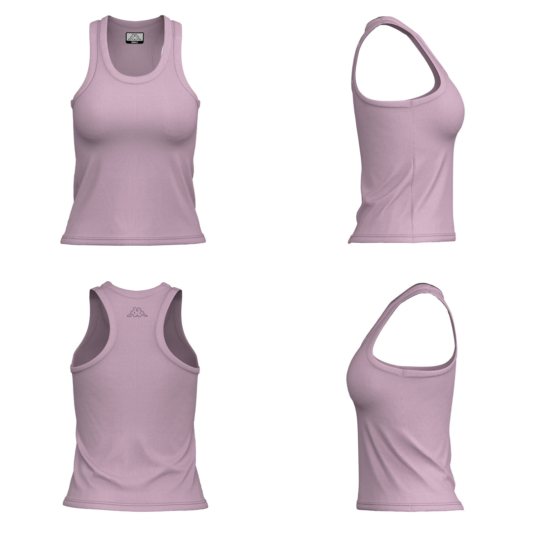 T-Shirts & Top_Woman_ IBENNY_Tank_PINK NOSEGAY - Commercial 1