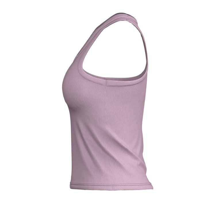 Kappa Ibenny women's logo tank top, Pink Nosegay, left side view