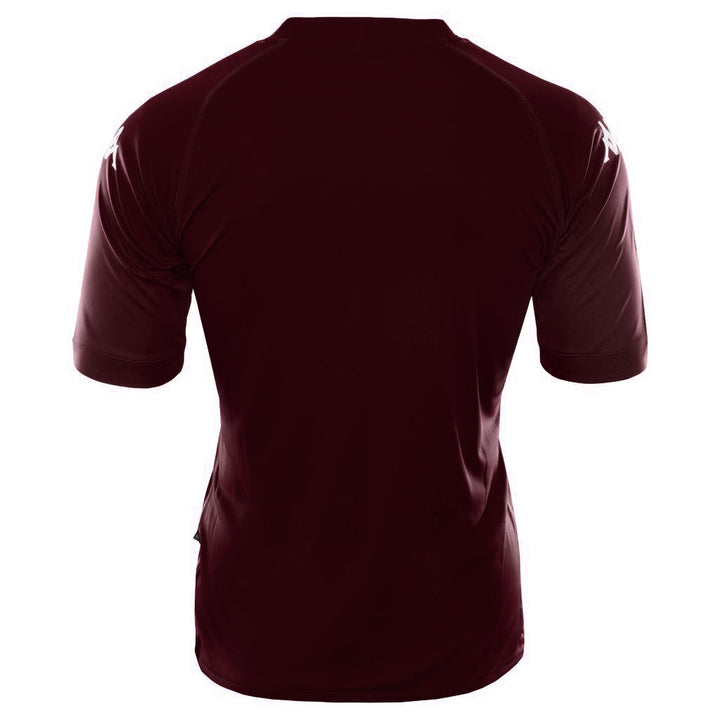 Kappa Unisex Short Sleeve Jersey - Maroon