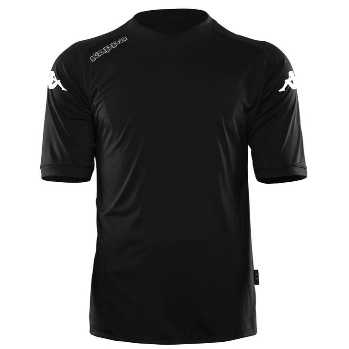 Kappa Unisex Short Sleeve Jersey - Black