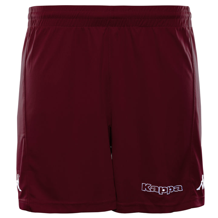 Kappa Unisex Match Shorts - Maroon