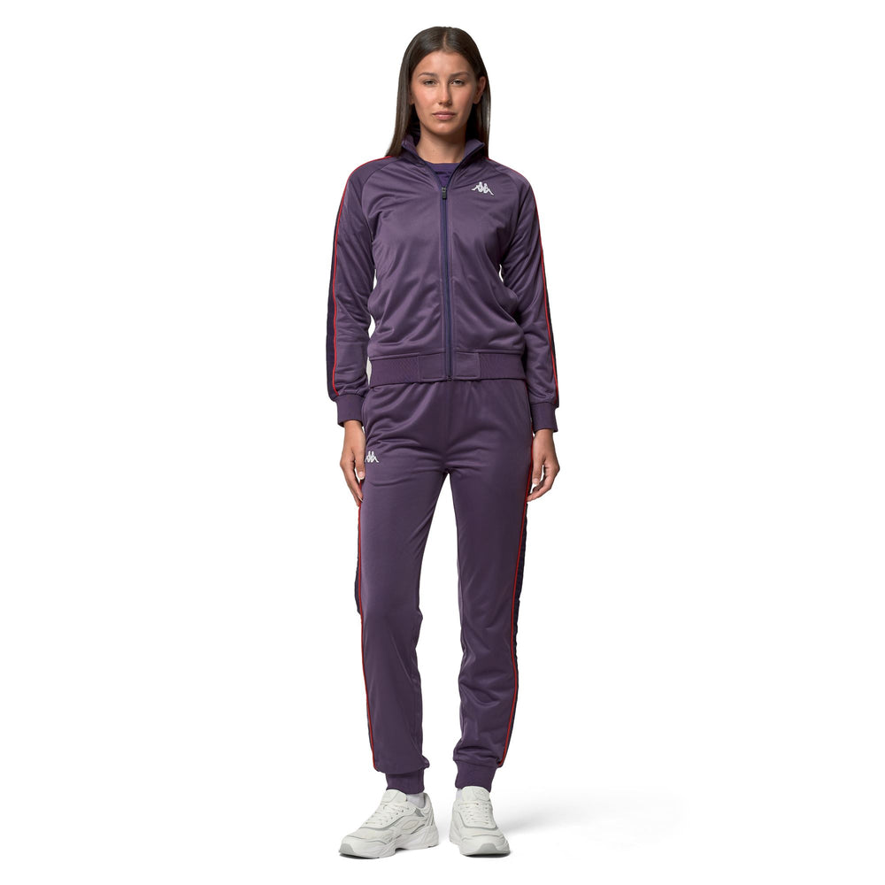 Fleece_WOMAN_   WANNISTON SLIM_Jacket_Violet Anil - Red Md Coral - Commercial 4