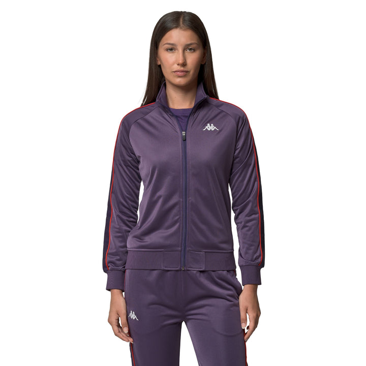 Fleece_WOMAN_   WANNISTON SLIM_Jacket_Violet Anil - Red Md Coral - Commercial 5