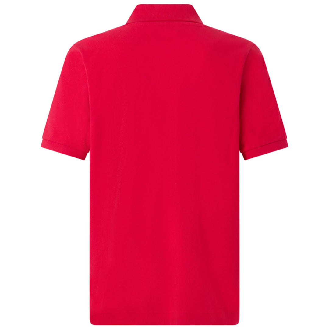 Polo Shirts_Man_  LIFE MSS_Polo_Red-White - Red Racing - White - DressedSide