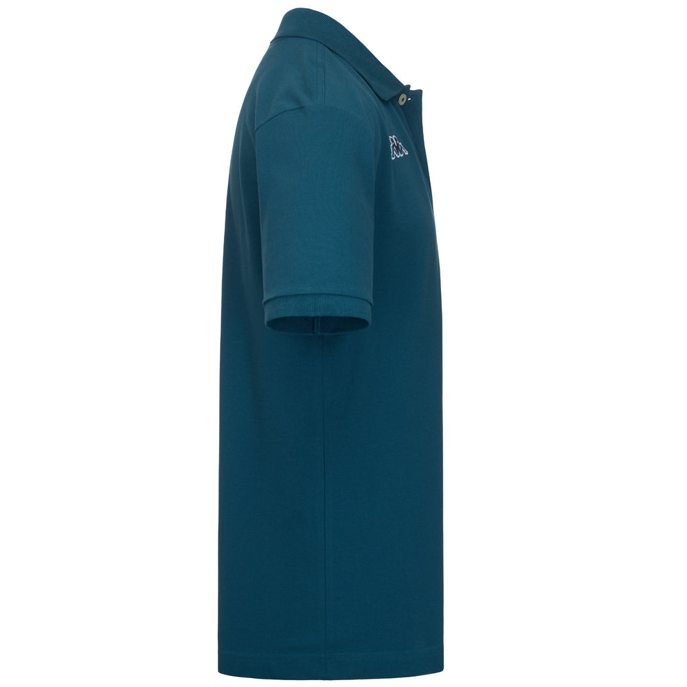 Polo Shirts_Man_  LIFE MSS_Polo_Blue Petrol - DressedFront