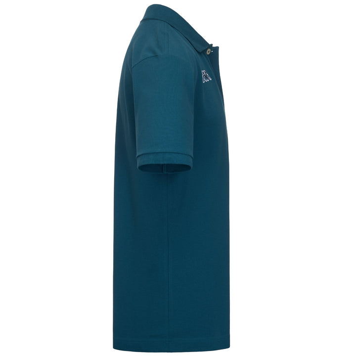 Polo Shirts_Man_  LIFE MSS_Polo_Blue Petrol - DressedFront
