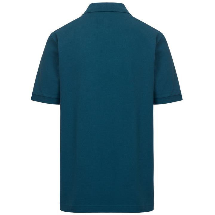 Polo Shirts_Man_  LIFE MSS_Polo_Blue Petrol - DressedSide