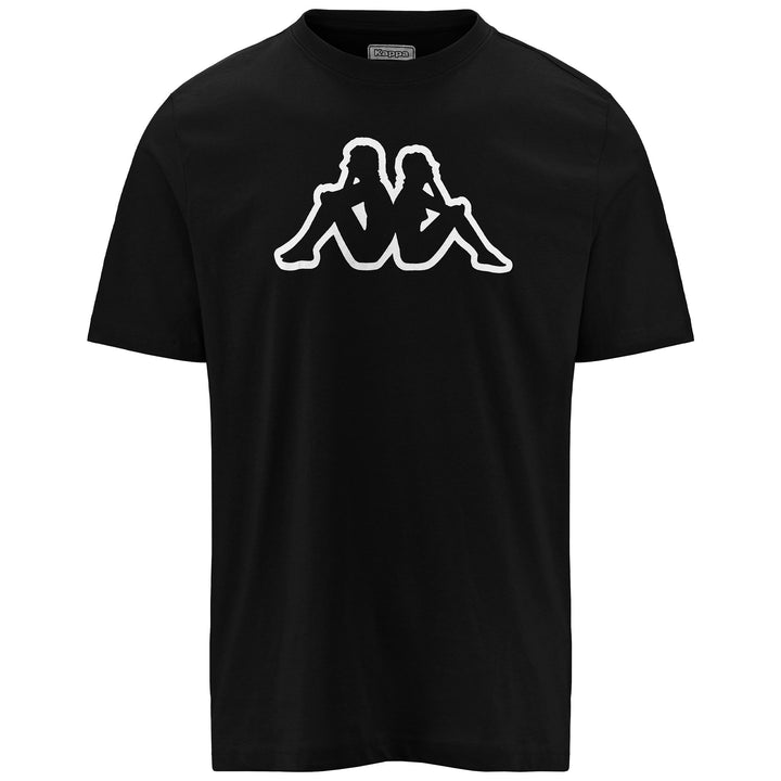 T-Shirts & Top_MAN_ KORPO CROMEN_T-Shirt_Black - Commercial 1