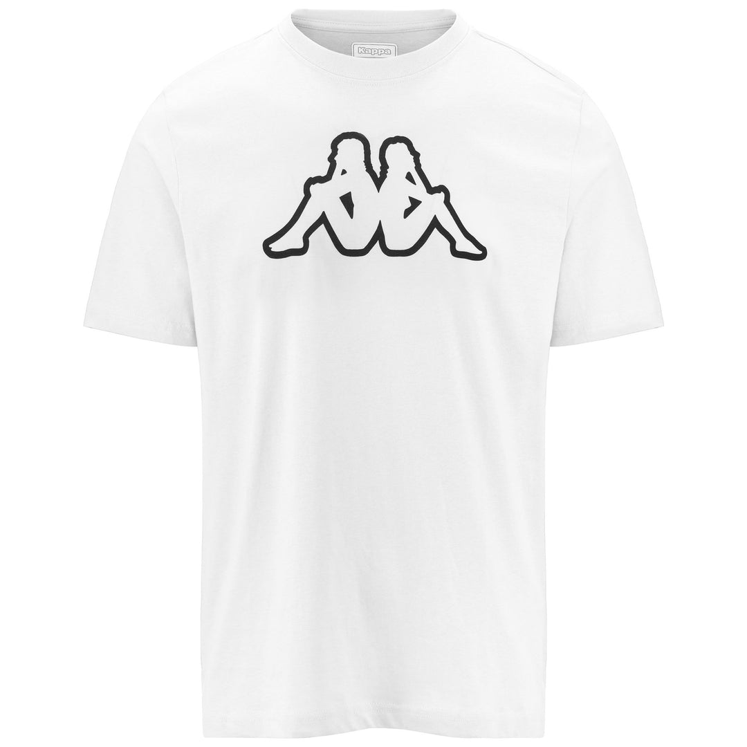 T-Shirts & Top_MAN_ KORPO CROMEN_T-Shirt_White-Black - White - Black - Commercial 1