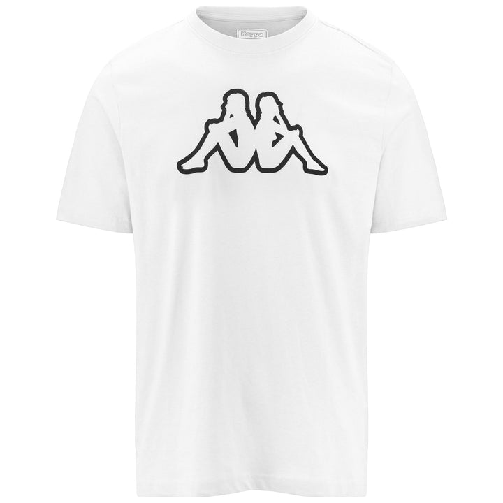 T-Shirts & Top_MAN_ KORPO CROMEN_T-Shirt_White-Black - White - Black - Commercial 1