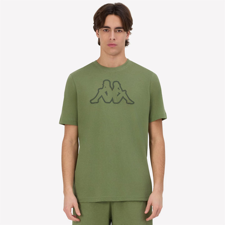 T-Shirts & Top_Man_ KORPO CROMEN_T-Shirt_Green Olivine - Green Rifle - Commercial 5