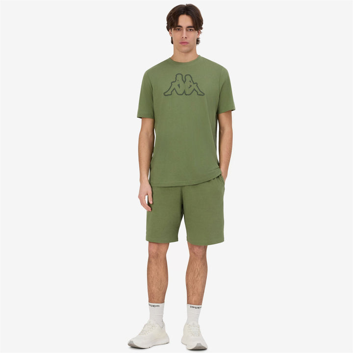 T-Shirts & Top_Man_ KORPO CROMEN_T-Shirt_Green Olivine - Green Rifle - Commercial 4