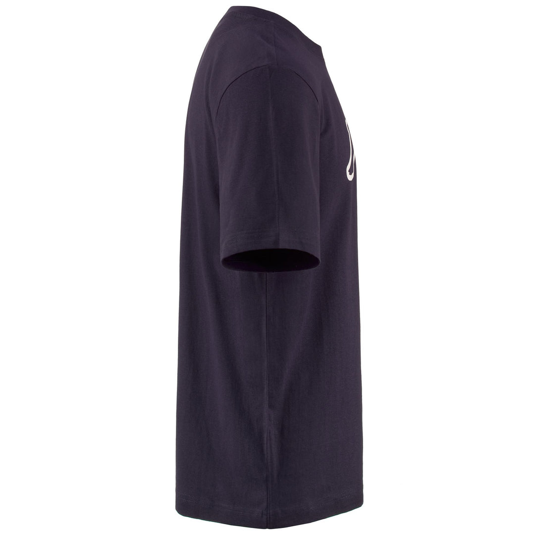 T-Shirts & Top_MAN_ KORPO CROMEN_T-Shirt_Blue Maritime - DressedFront