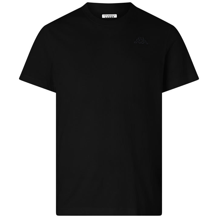 T-Shirts & Top_MAN_   KORPO CAFERS SLIM_T-Shirt_Black - Black Greyish - Commercial 1