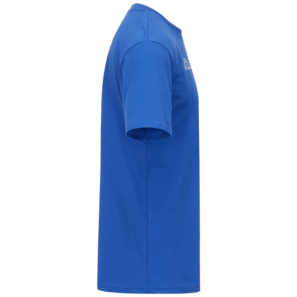 T-Shirts & Top_Man_FEDDU_T-Shirt_Blue Royal - DressedFront