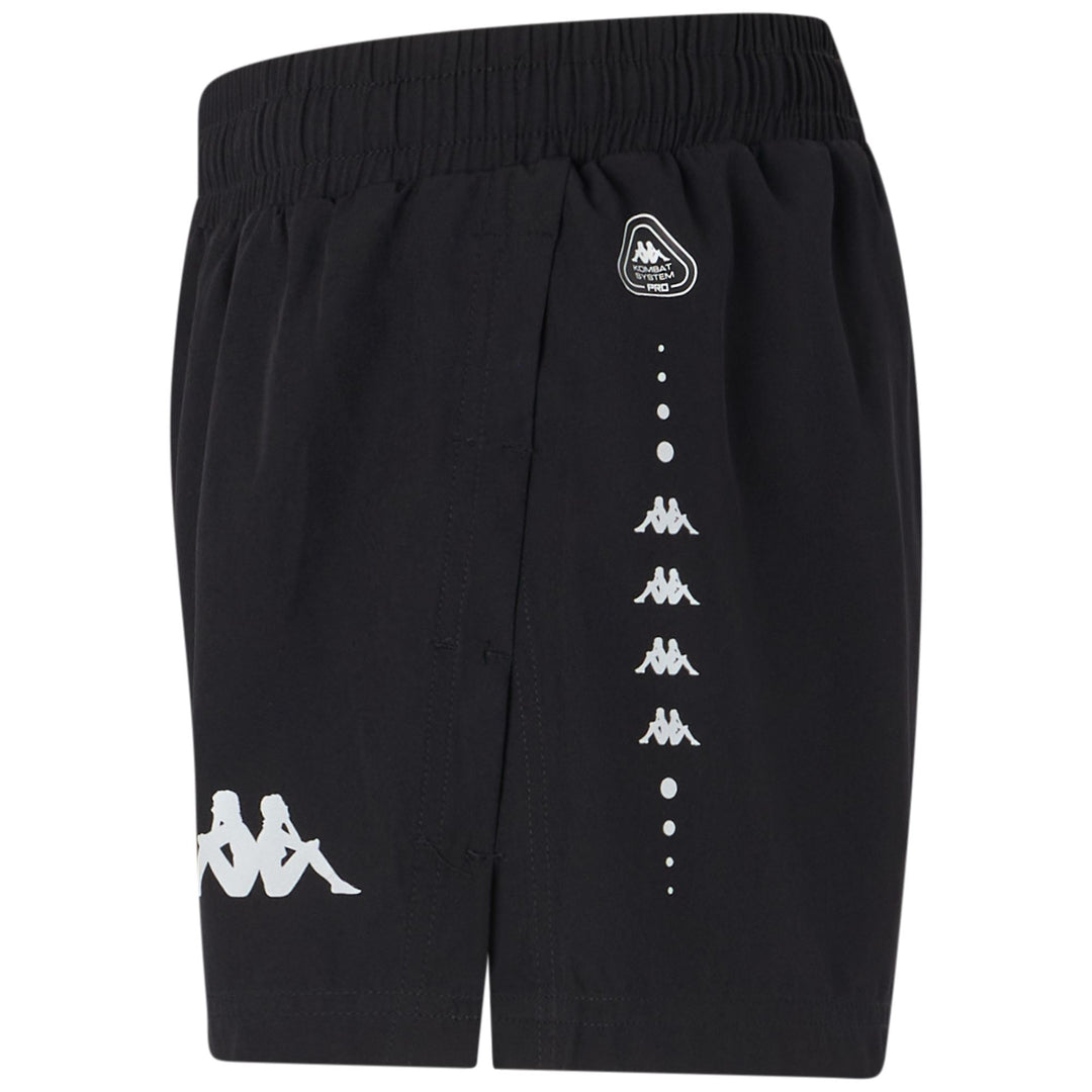 Shorts_WOMAN_ RUN FESAB_Sport Shorts_Black - DressedFront