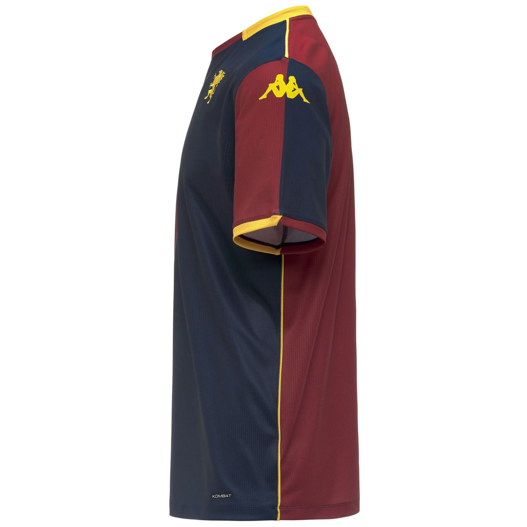 Active Jerseys_MAN_2026 HOME GENOA_Shirt_Red Dk-Blue Dk-Yellow - DressedBack