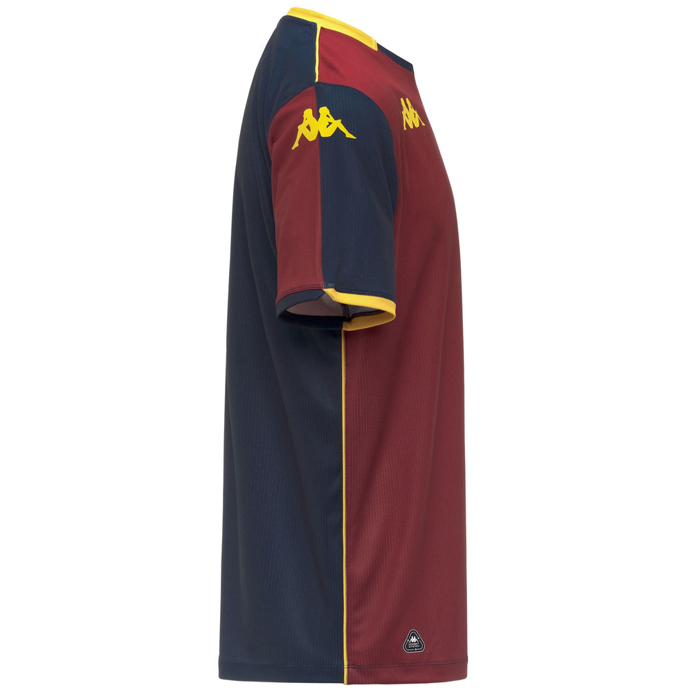 Active Jerseys_MAN_2026 HOME GENOA_Shirt_Red Dk-Blue Dk-Yellow - DressedFront