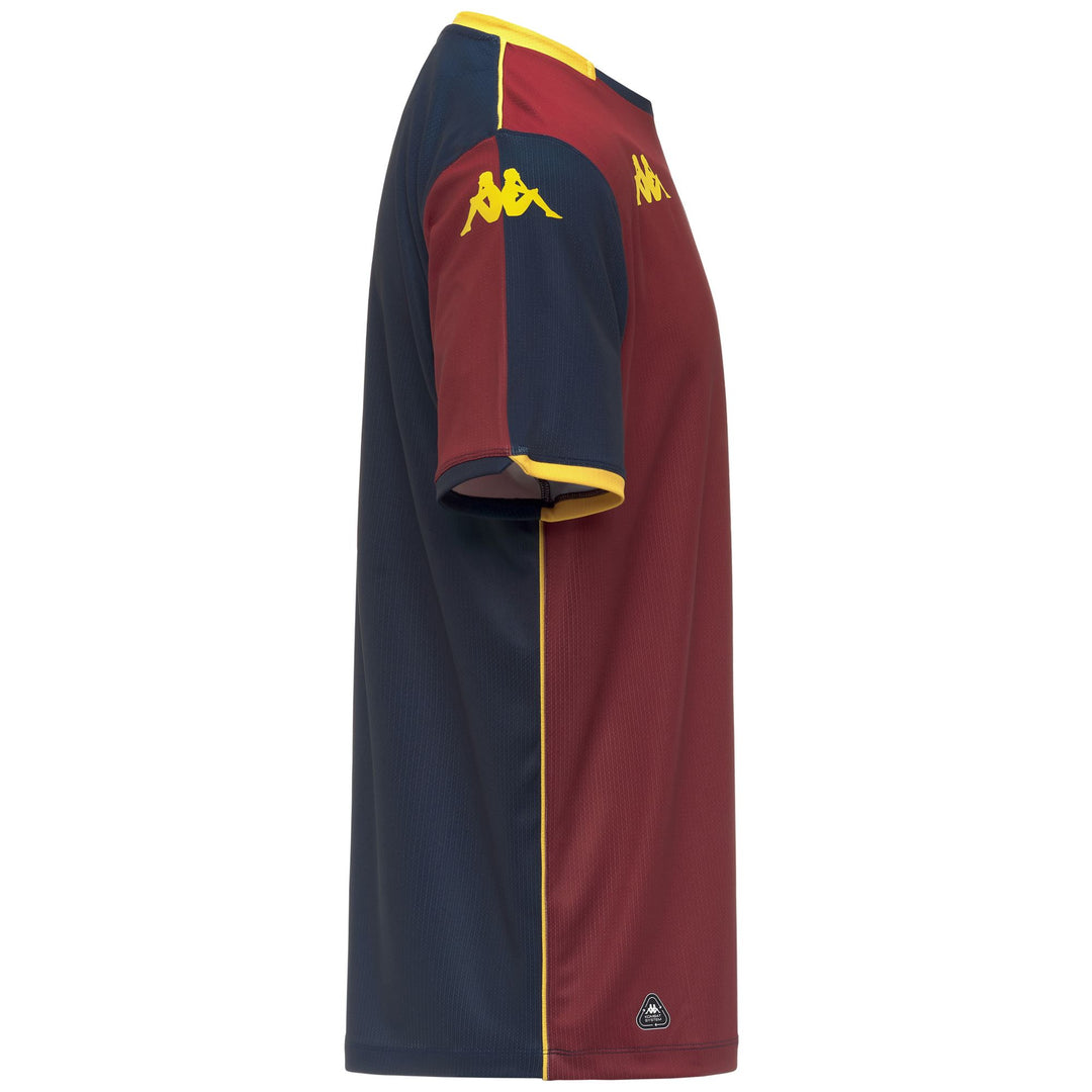 Active Jerseys_MAN_2026 HOME GENOA_Shirt_Red Dk-Blue Dk-Yellow - DressedFront