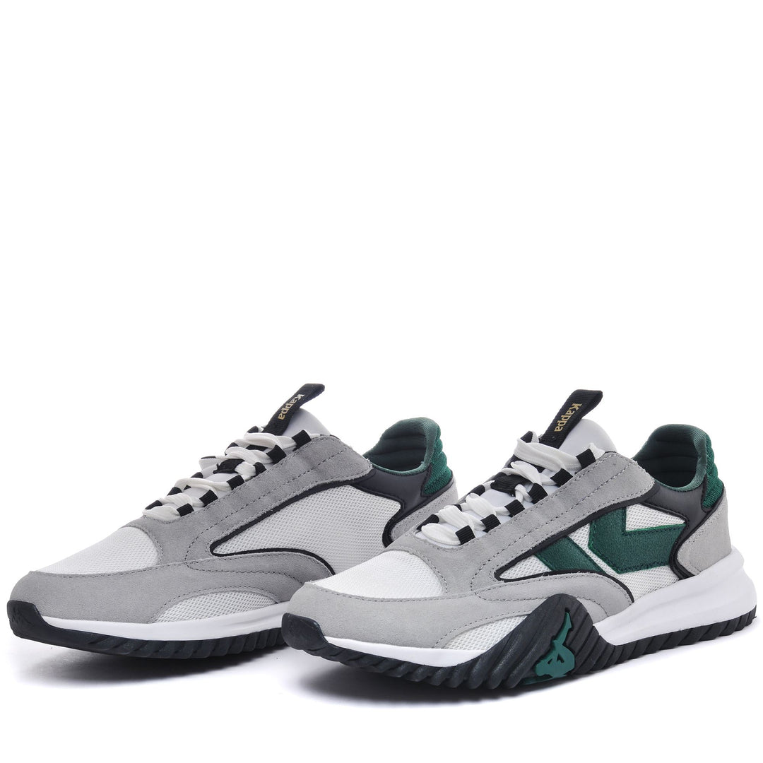 Sneakers_UNISEX_ CERESOL 1_Low Cut_White - Green Eden - Grey Lt - Detail