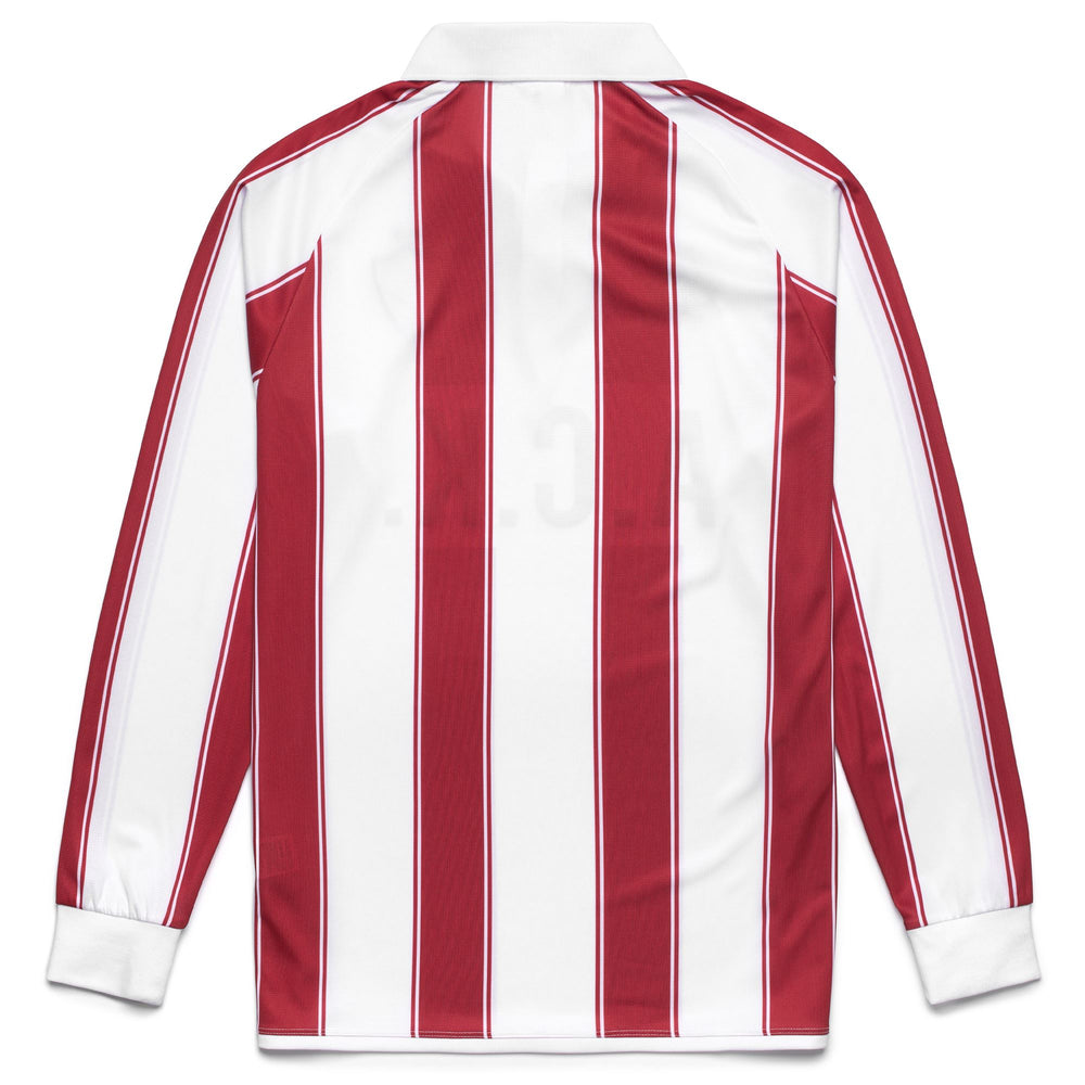 Active Jerseys_MAN_ ODEN_Polo Shirt_White - Red Racing - Black - DressedFront