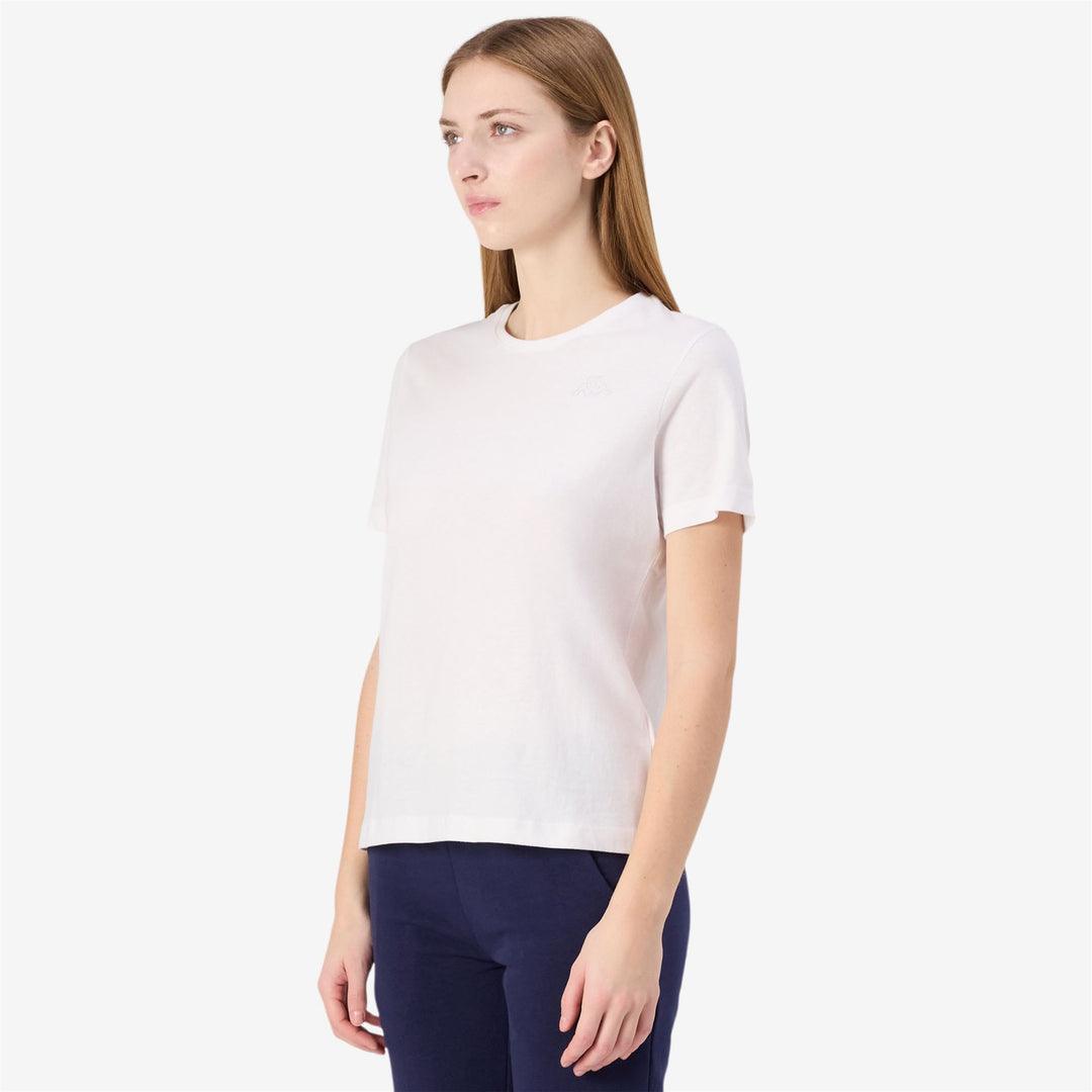 T-Shirts & Top_Woman_  SYLVIE_T-Shirt_White - Commercial 6