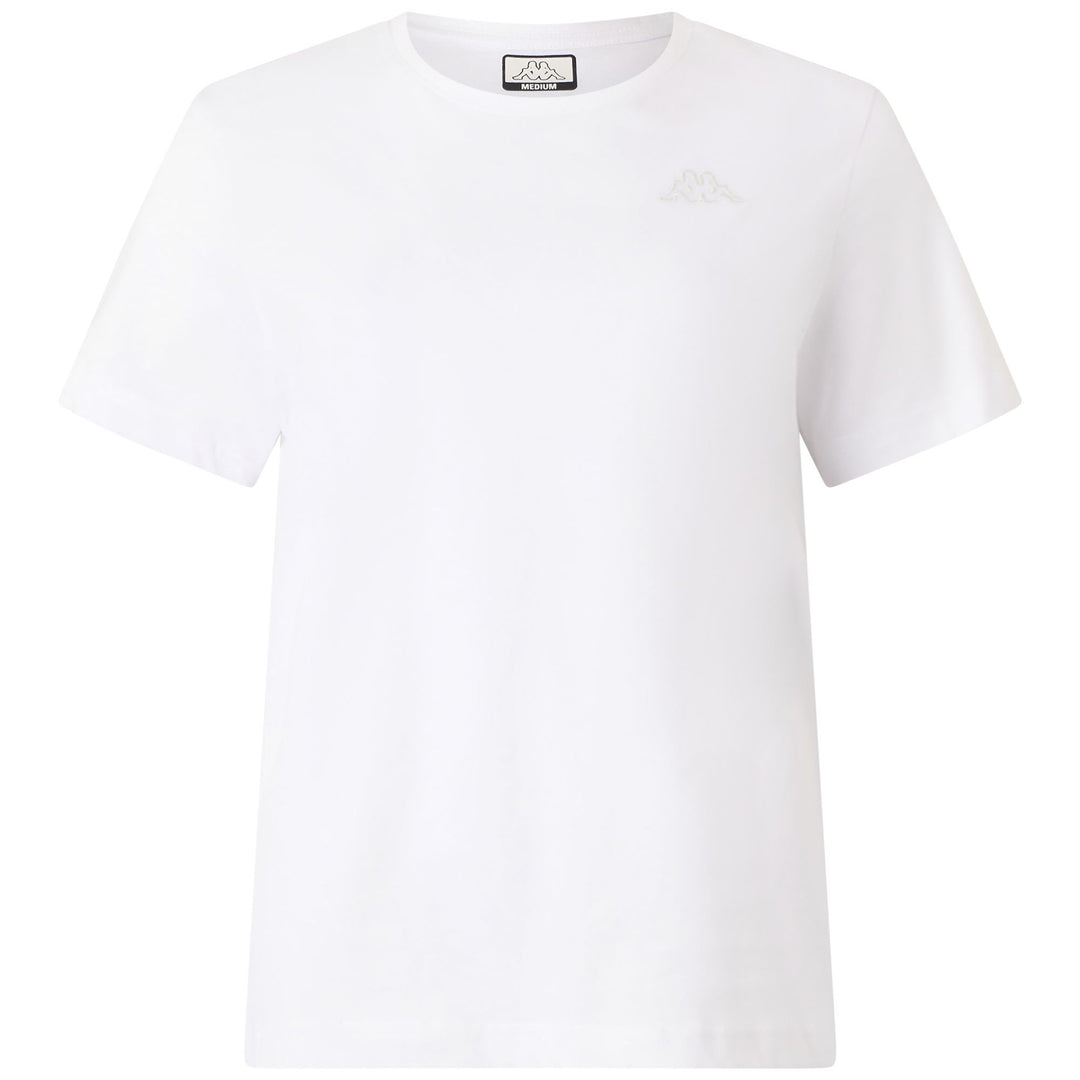 T-Shirts & Top_Woman_  SYLVIE_T-Shirt_White - Commercial 1