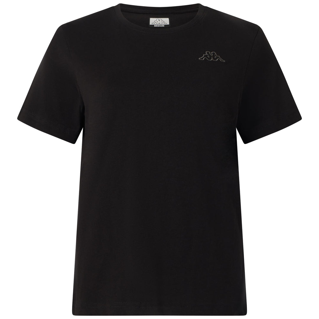 T-Shirts & Top_Woman_  SYLVIE_T-Shirt_Black - Commercial 1