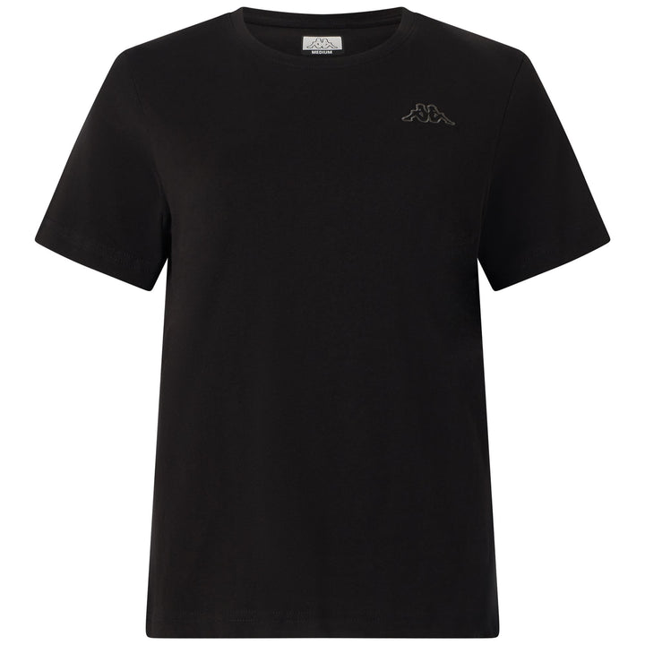 T-Shirts & Top_Woman_  SYLVIE_T-Shirt_Black - Commercial 1