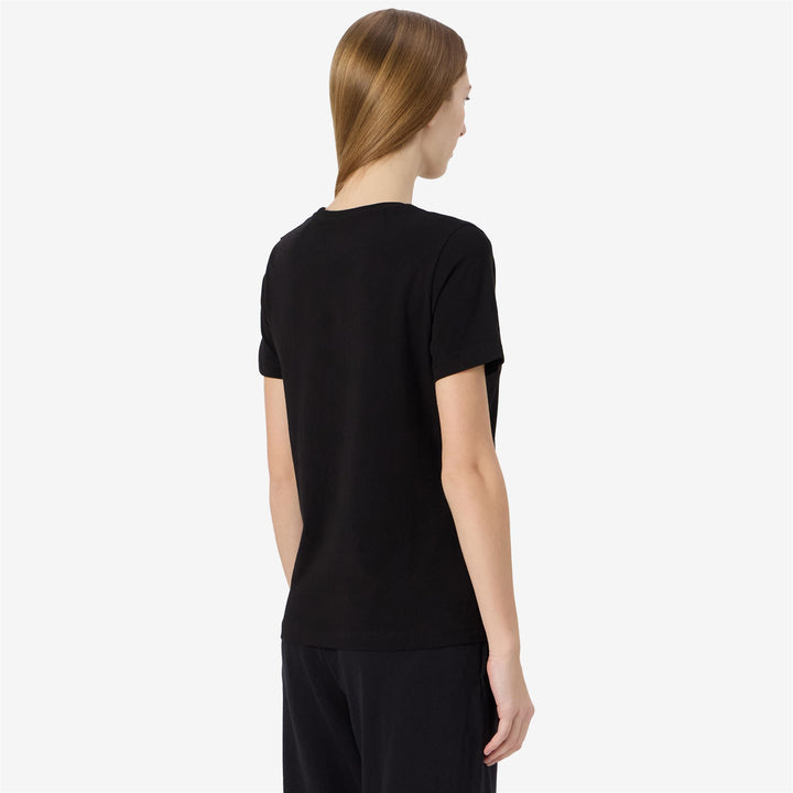T-Shirts & Top_Woman_  SYLVIE_T-Shirt_Black - Commercial 7
