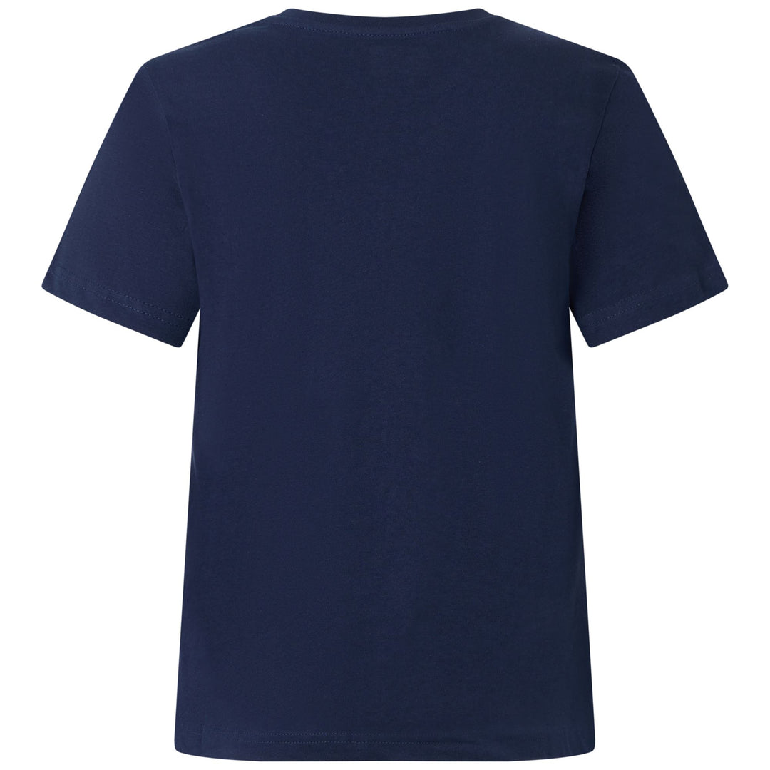 T-Shirts & Top_Woman_  SYLVIE_T-Shirt_Blue Marine - Commercial 3