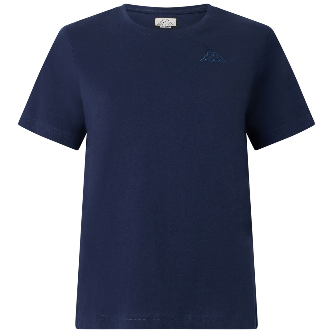 T-Shirts & Top_Woman_  SYLVIE_T-Shirt_Blue Marine - Commercial 1
