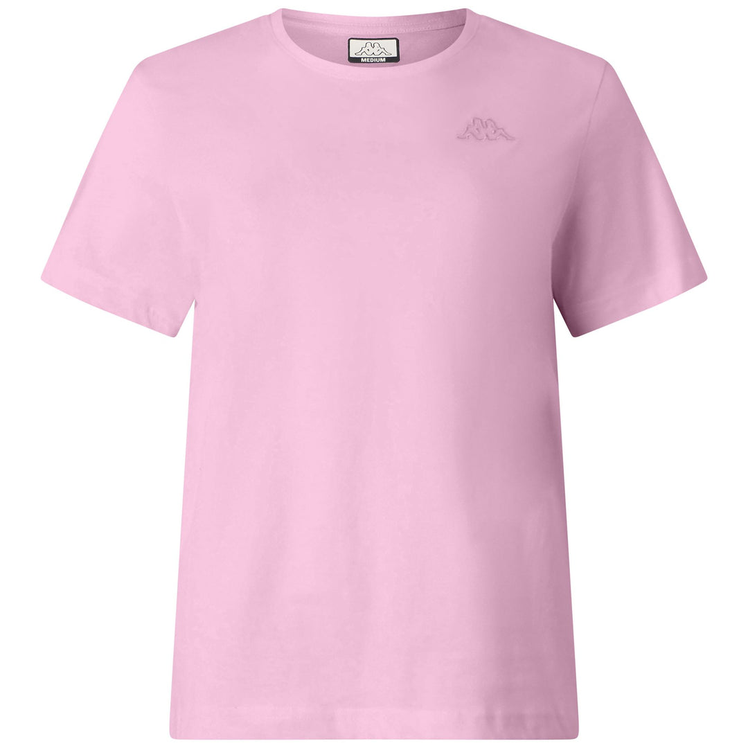 T-Shirts & Top_Woman_  SYLVIE_T-Shirt_PINK NOSEGAY - Commercial 1