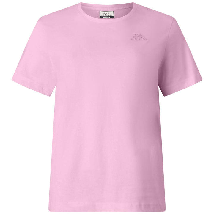 T-Shirts & Top_Woman_  SYLVIE_T-Shirt_PINK NOSEGAY - Commercial 1
